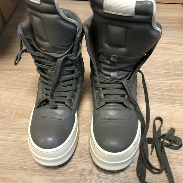 릭오웬스 메가 지오바스켓 할리우드 퓨처 교환 글