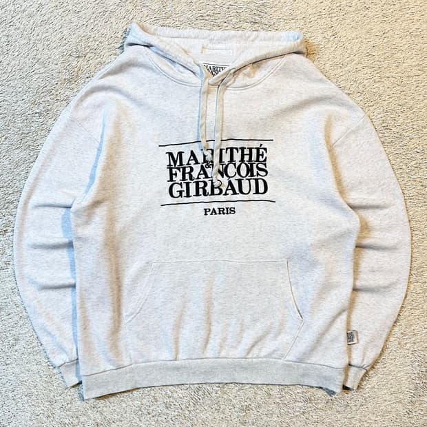 마리떼 프랑소와 저버 MARITHE 클래식 로고 후드티 그레이