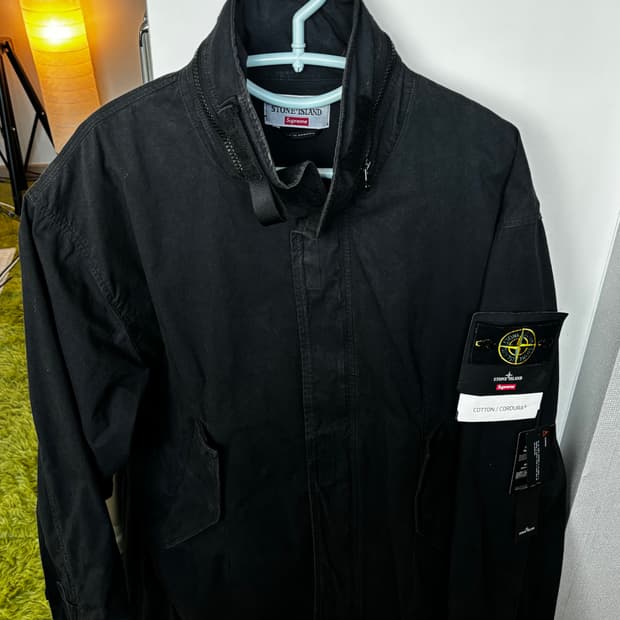 슈프림 스톤아일랜드 코듀라 쉘자켓 L사이즈