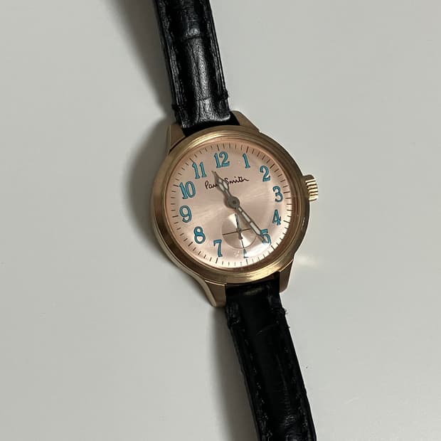 폴스미스 빈티지 레더 손목 시계