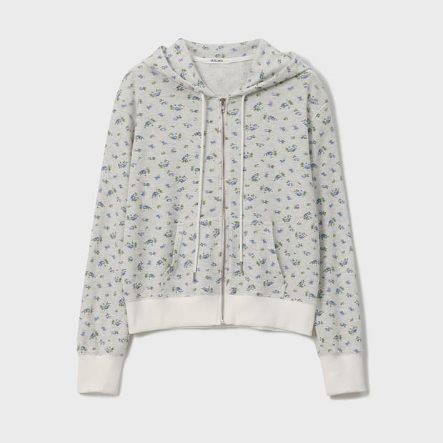 더그레잇에디션 위라라 니트 후드집업