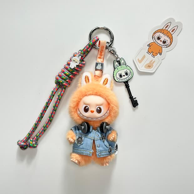 🐰미니라부부 내 마음속 비밀번호”J”커스텀키링