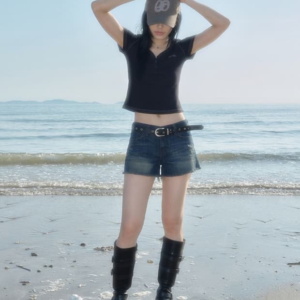 [S] 애즈온 DALIT SHORT PANTS DENIM
