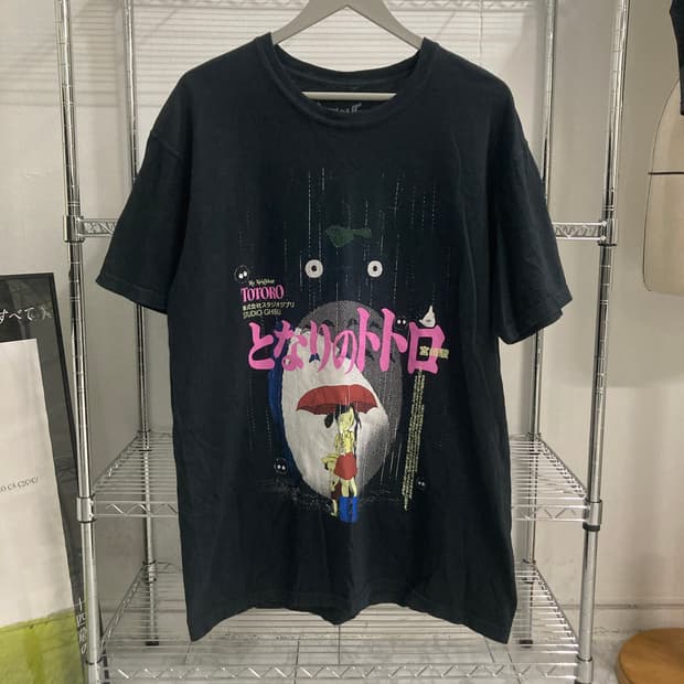 지브리 토토로 부틀렉 애니메이션 티셔츠