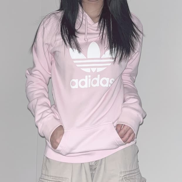 딸기우유 아디다스 후드티 ♡