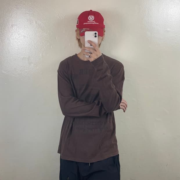 90's 빈티지프린팅 롱슬리브