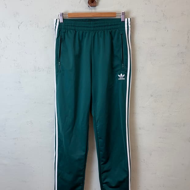 아디다스 파이어버드 그린 트랙팬츠
