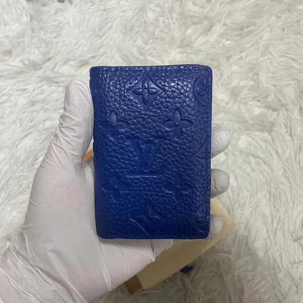 [한정판] [풀구성] [S+급] 루이비통 토뤼옹 오거나이저 카드지갑 블루