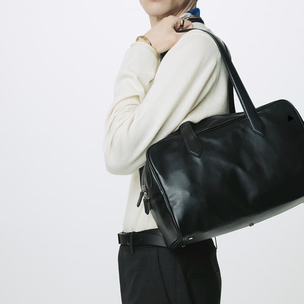 토니웩 소프트레더 스퀘어백 블랙 새상품