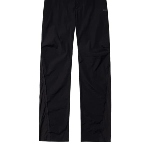 오호스 Mesh Parting Nylon Pants Black