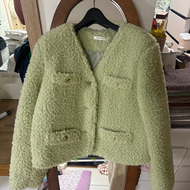 미뉴에트 뽀글이 자켓