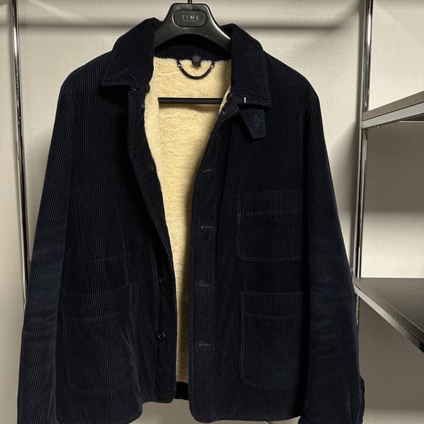 버버리 프로섬 코듀로이 쉐르파 자켓 52