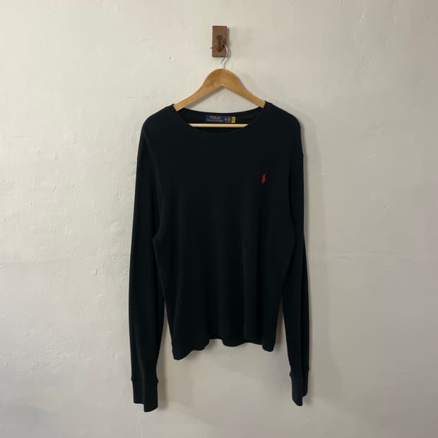 폴로 와플 니트