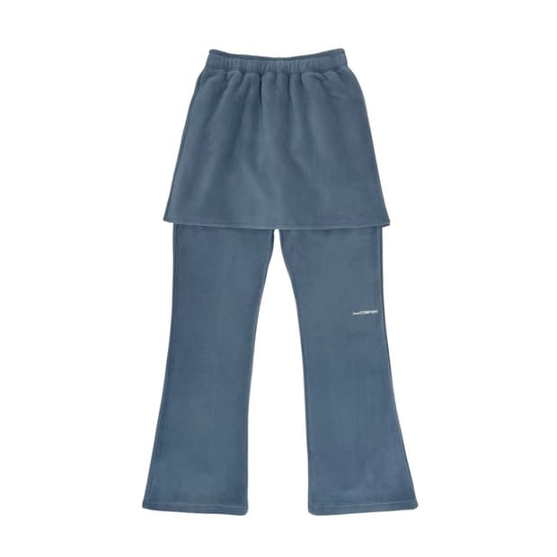 지초이 컴포트 24-006 플리스 레이어드 팬츠 40com 쿨 그레이