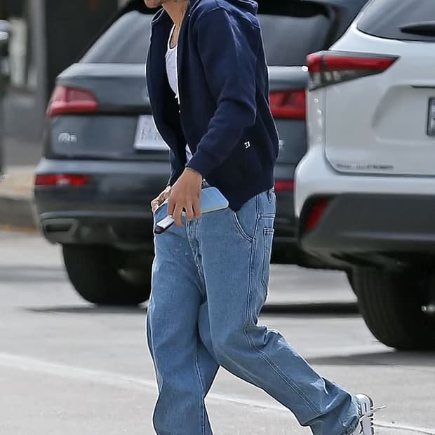 90s 러셀 네이비 후드집업