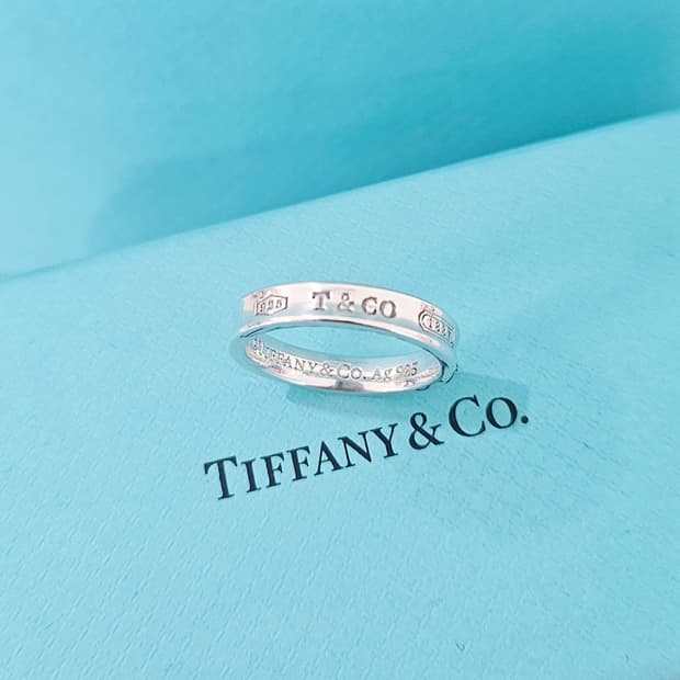 티파니앤코 1837네로우 실버 반지 [us7호/국내14호][정품]