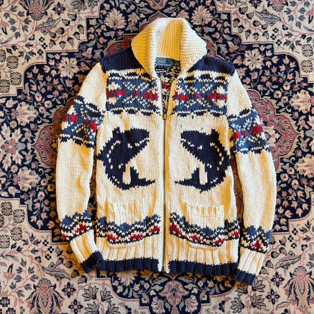 폴로 랄프로렌 코위찬 니트짚업 남성95-100