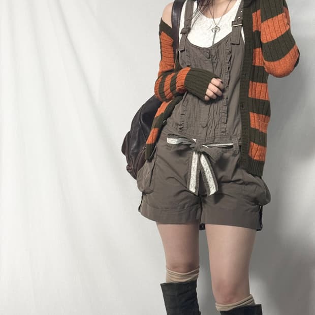 유틸리티 레이스 벨티드 버튼 롬퍼 (+세실맥비 레이스 이너)