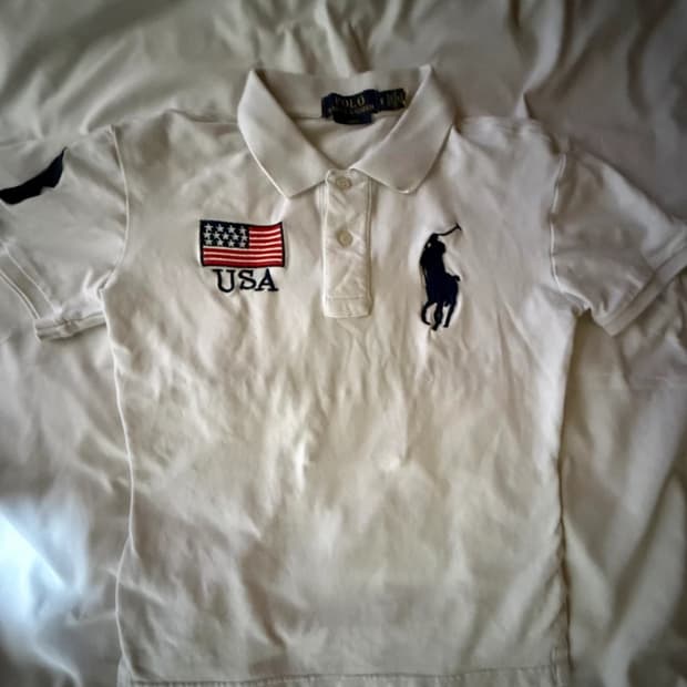 폴로 랄프로렌 빅포니 성조기 카라티