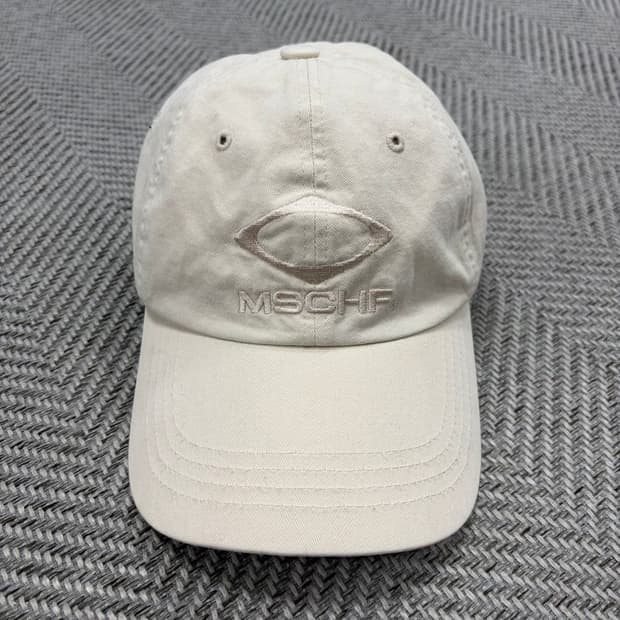 미스치프 로고자수 볼캡 v3130