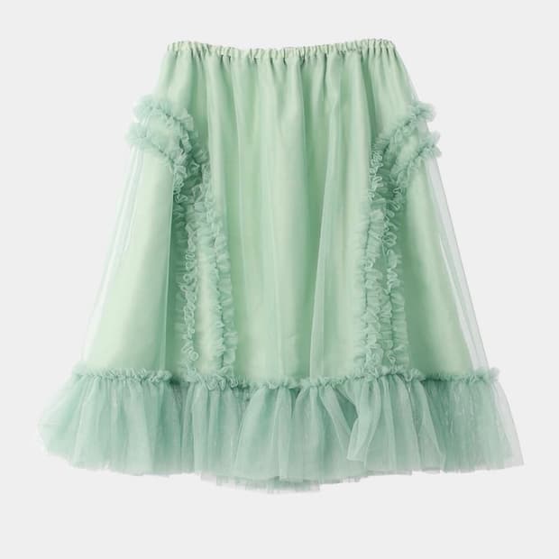 생긴스튜디오 러플 샤 스커트