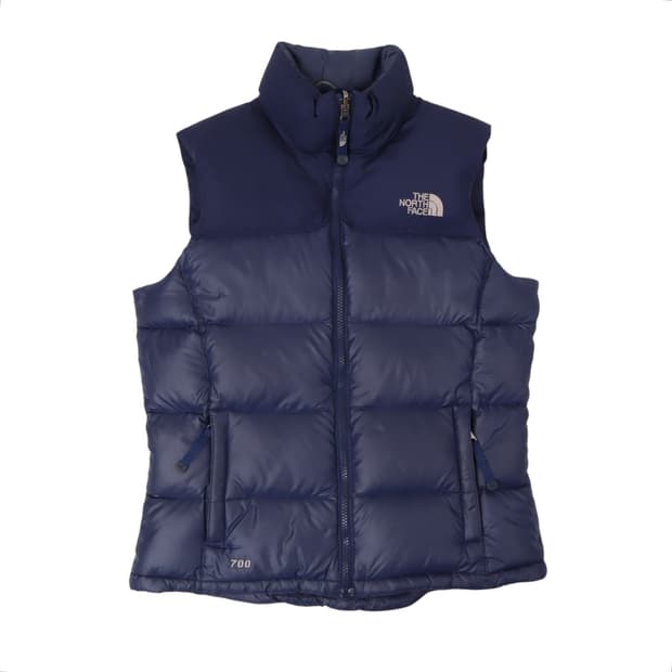 노스페이스 700 우먼스 네이비 구스다운 베스트