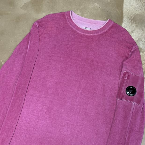 105 CP. 컴퍼니 렌즈 와펜 핑크 롱슬리브