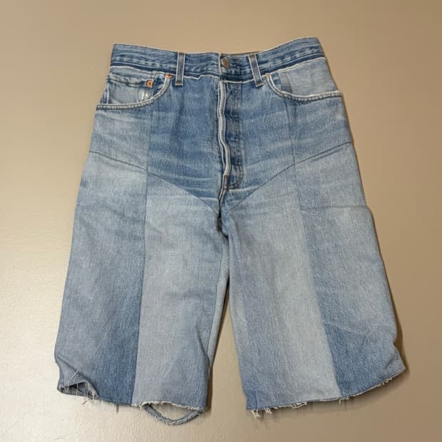 베트멍 리바이스 펨므 리워크진 2018 데님 쇼츠