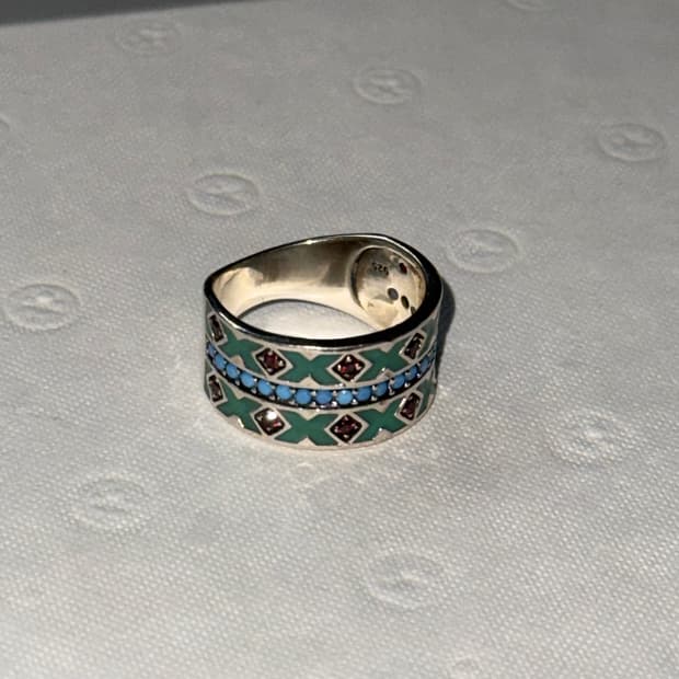 Silver turkey stone ring 실버925 터키석