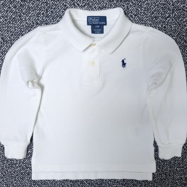 [무료배송][24M]폴로 키즈 피케 긴팔티 카라티