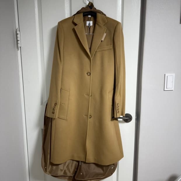 버버리 캐시미어 코트 새상품