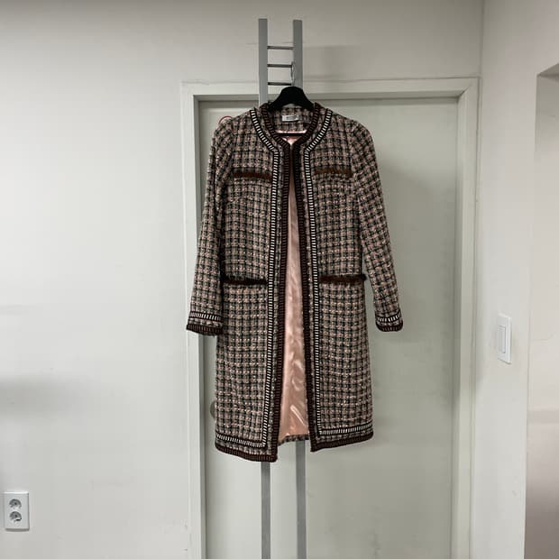 모스키노 트위드 코트 42(W)