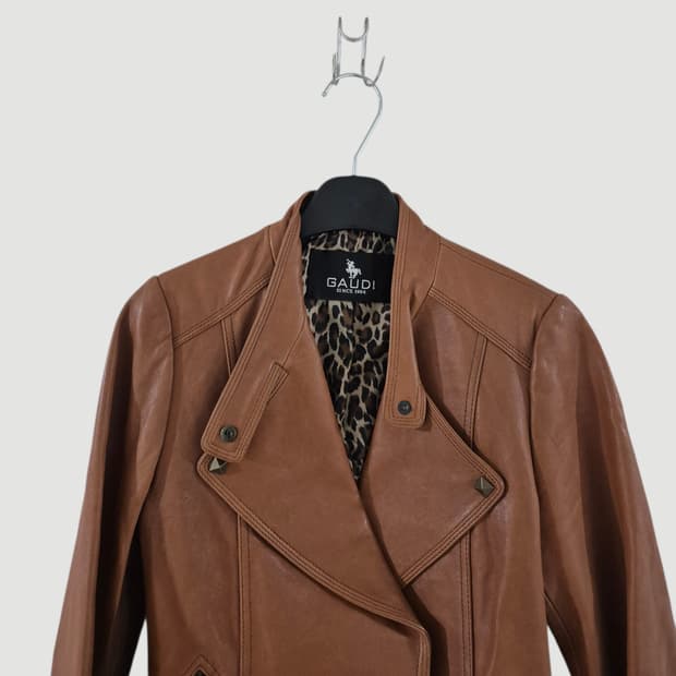 GAUDI 빈티지 가죽자켓 Women