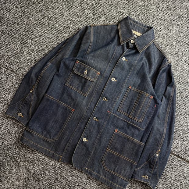 프리즘웍스 아메카지 커버울 데님 초어 자켓 2463