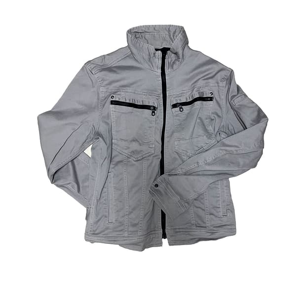 y2k vintage grey jacket
