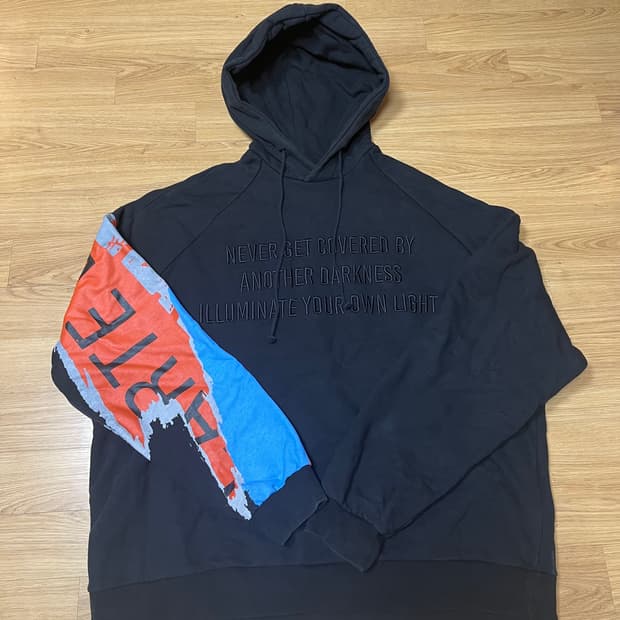 준지 오버핏 후드티