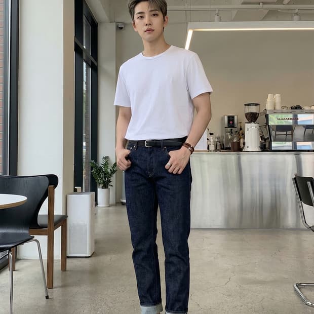 버버리 브릿 화이트 반팔 티셔츠_XL