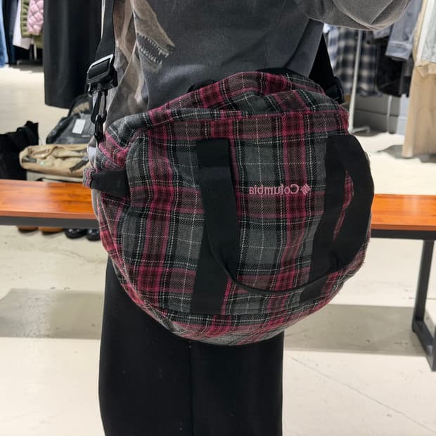 Columbia check pattern bag