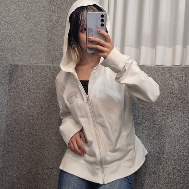 HARLEY DAVIDSON CUBIC HOODIE ZIPUP 