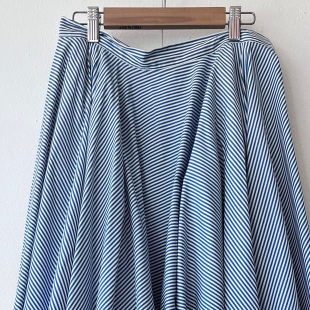 랄프로렌 여성 스트라이프플레어스커트 2사이즈