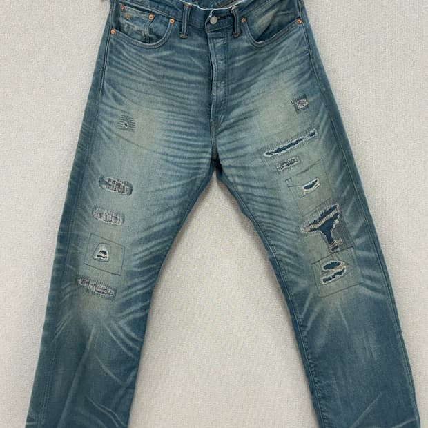 더블알엘 빈티지5포켓 플레인필드