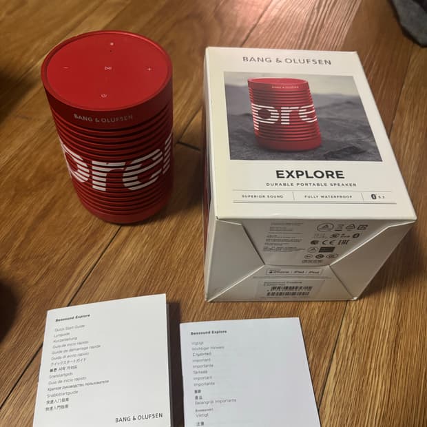 슈프림 뱅앤울룹슨 스피커