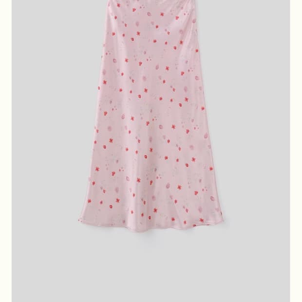 앤드브러쉬 Bailey Skirt (Long)_Pink