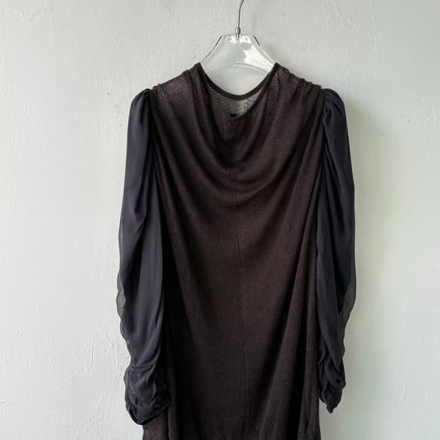 릭오웬스 09FW Crust 캐시미어 드레스