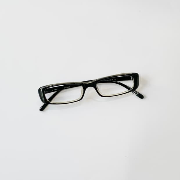 [픽키-666] 블랙 사각 클래식 데일리 베이직 안경테