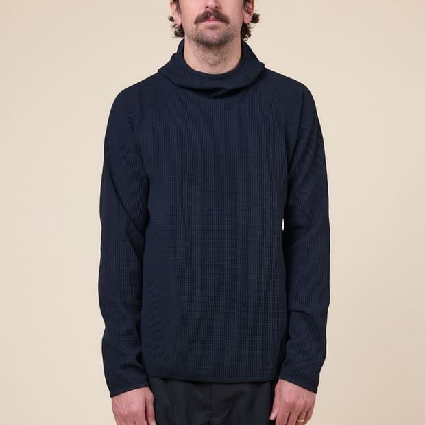 Goldwin WF Light L/S 후드티 블랙