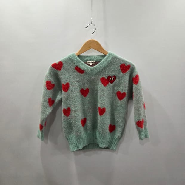 리미떼두두 키즈 앙고라 니트 L