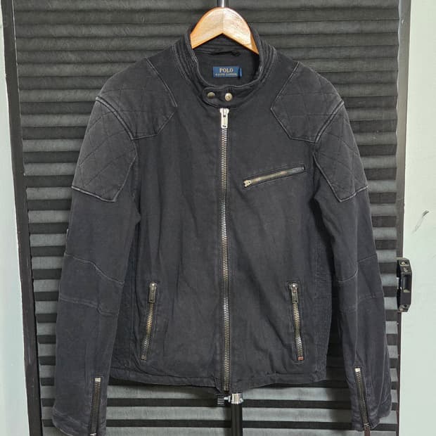 (정품) [폴로 랄프로렌] 코튼 퀼팅 모토 자켓 | 00120