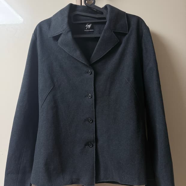 vintage charcoal jacket