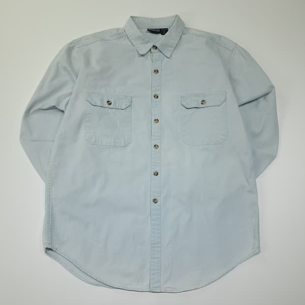 CL695 XL 파타고니아 00s 홍콩판 듀얼포켓 스카이블루 셔츠